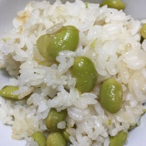 枝豆の炊き込みご飯